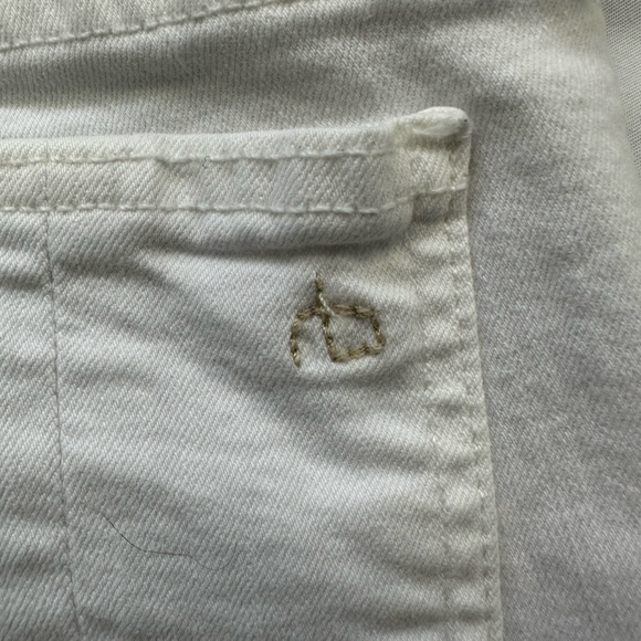 Rag & Bone Super White Low Rise Skinny Jeans - Size 26 EUC - Picture 5 of 10
